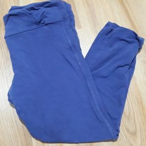 Rich purple athleta crop legging